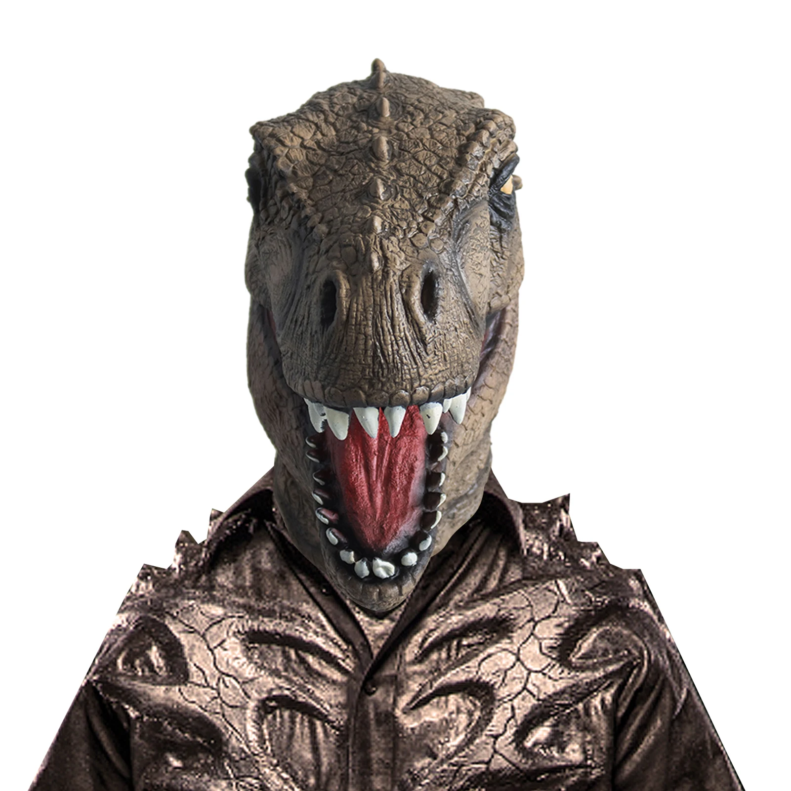 Dinosaur Mask Dinosaur Toy Head Halloween Festival Dinosaur Costumes Party Masquerade Mask Christmas Overlords Dragon Head Cover