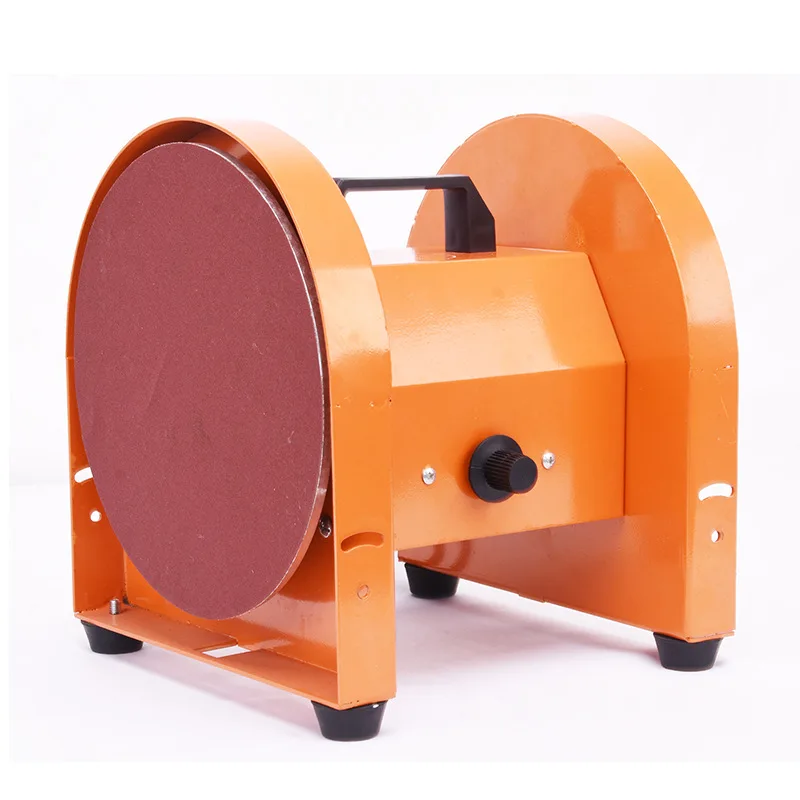 Electric wool scissor blade sharpener speed regulation desktop double head disc sanding sandpaper polishing machine