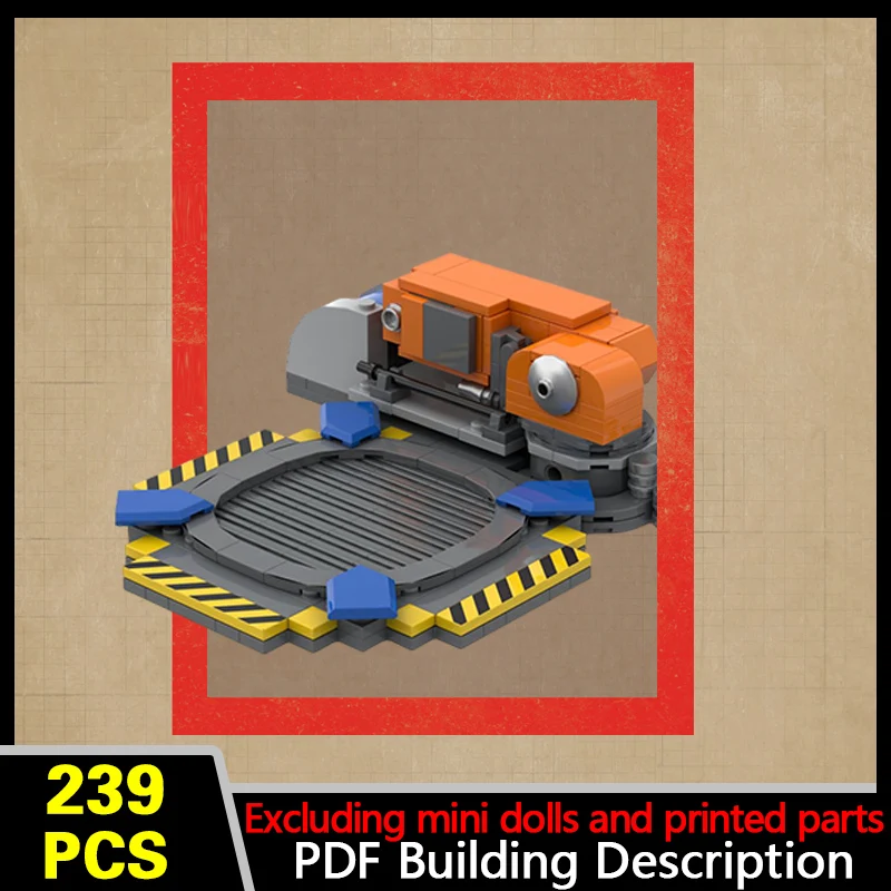 Service Depot Center Model MOC Building Bricks War Equipment Modular Technology Gifts Holiday Assemble Children Toys Suit