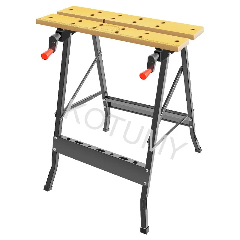 Imagem -06 - Multifuncional Carpintaria Workbench Folding Woodworking Table Serra Household Portátil Combined Tool Decoração Wood Working Table