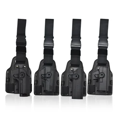 Tactical Holster with Drop Leg Platform,Holster for G17 19/M9/Colt 1911/ PX4 Storm Hunting shooting