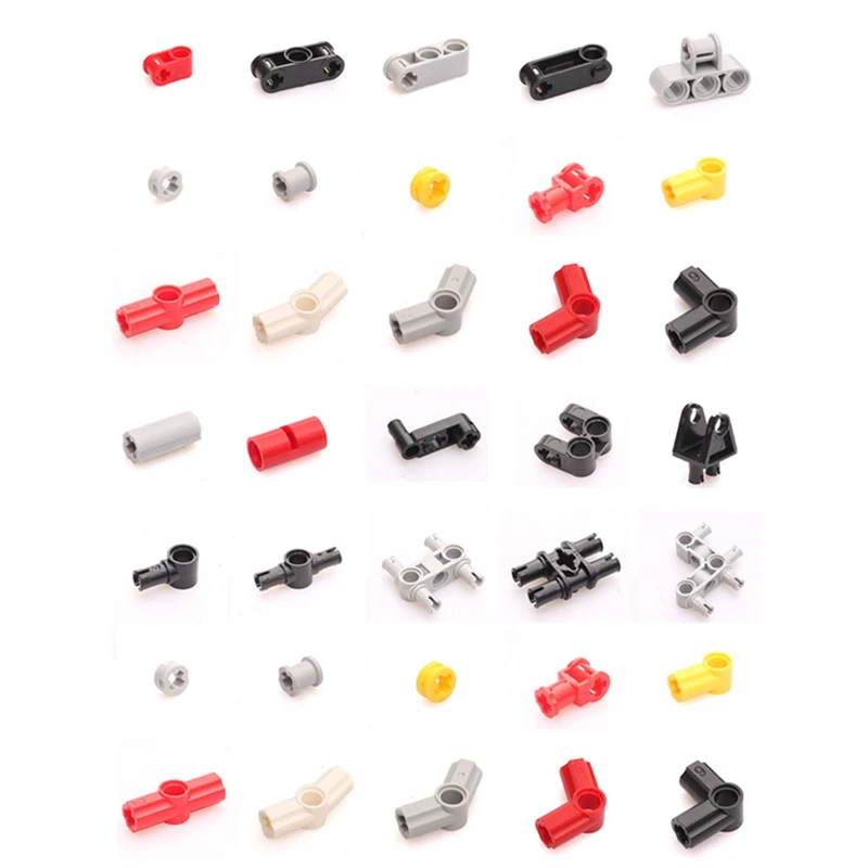 Technical Driving Ring Universal Joint Axle and Pin Connector with Holes Blocks MOC High-Tech Building Bricks Toy Replace Parts