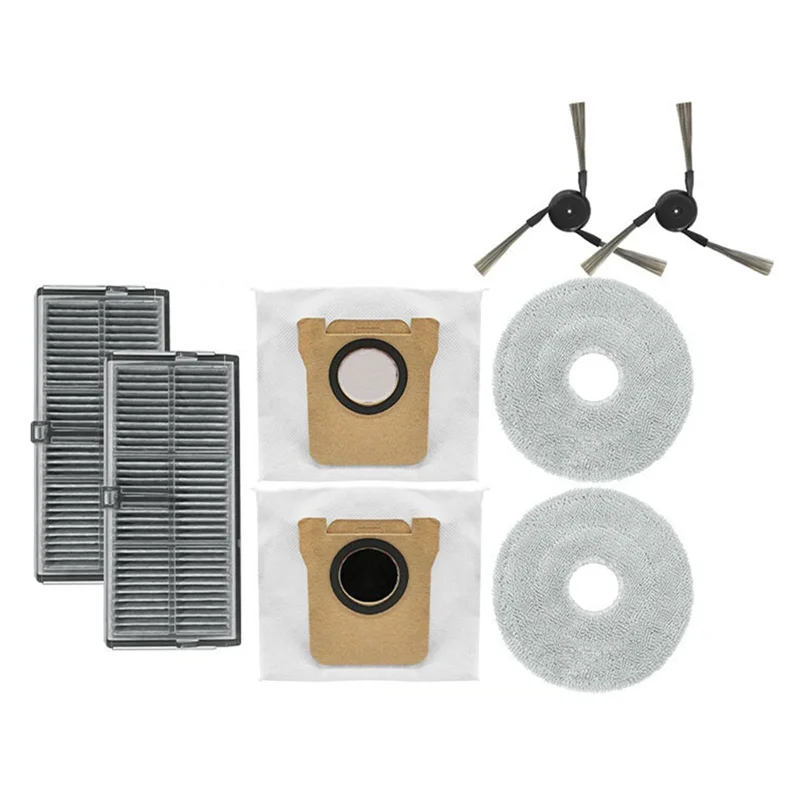 ABVI-アクセサリー Xiaomi Mijia 掃除ロボットアクセサリー M40 サイドブラシフィルターコアダストバッグモップクロス