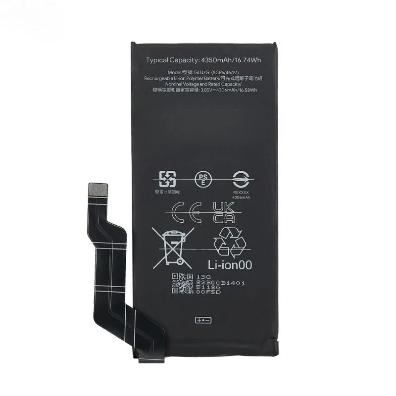 New 4350mah GLU7G Battery For HTC Google Pixel 6A Phone Battery Replacement