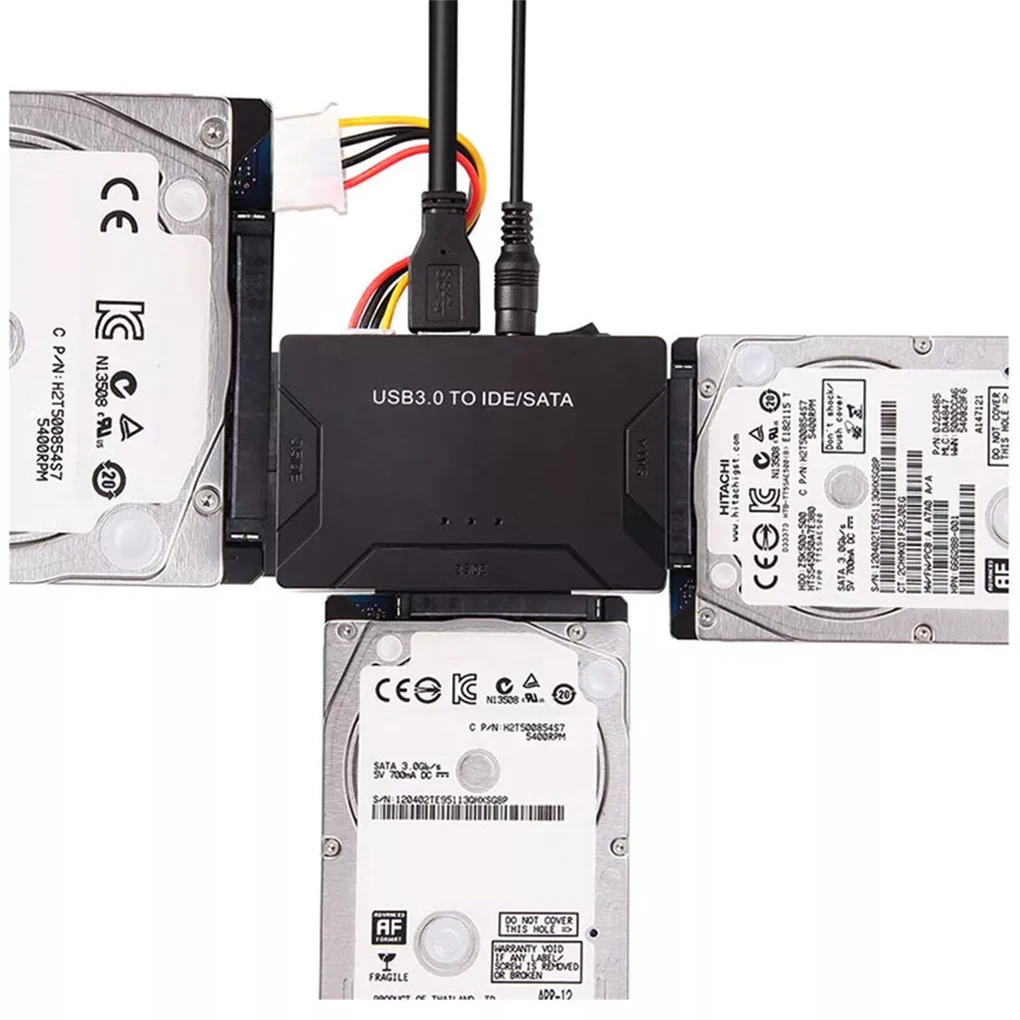 

SATA/IDE To USB 3.0 Adapter Hard Disk Converter Cable For 2.5 3.5 Inch IDE SATA Adapter HDD SSD CD DVD ROM CD-RW For PC Computer