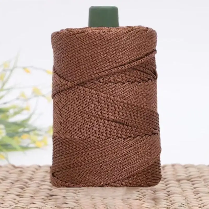 Zomer Gehaakt Garen Ijs Touw 3mm Draad Voor Hand Breien Tas Zonnehoeden Schoenen Geweven DIY Haak Kussen Zijde Medium Dik Ongeveer 200m
