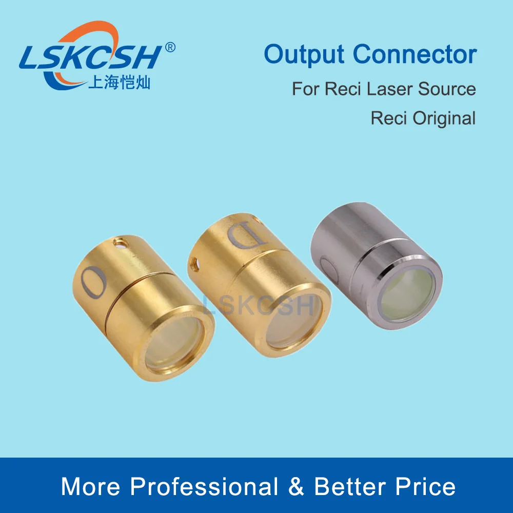 LSKCSH RECI Original  Fiber Laser Source Output Protective Connector Lens Group for reci Fiber Laser Source