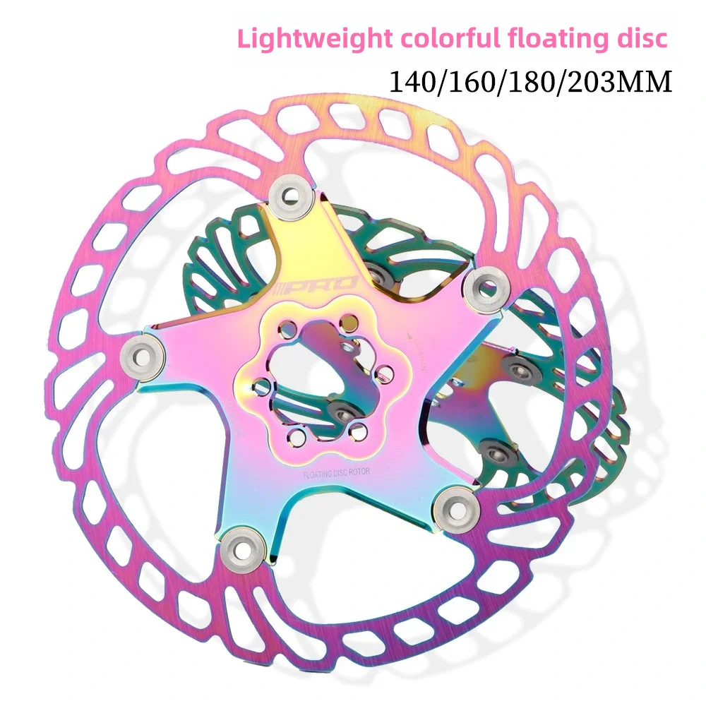 

Colorful Bicycle Brake Disc, Mountain Bike, Road Bike, Oil Brake Disc, Universal Accessories, 140mm, 160mm, 180mm, 203mm