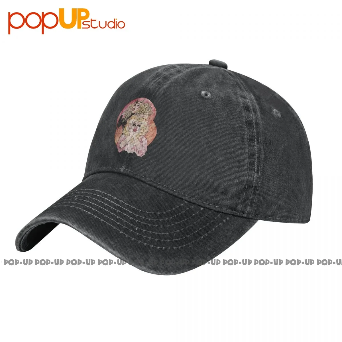 Trixie Mattel & Katya Zamo Rupaul'S Drag Race Washed Denim Baseball Cap Trucker Hats Trend Adjustable