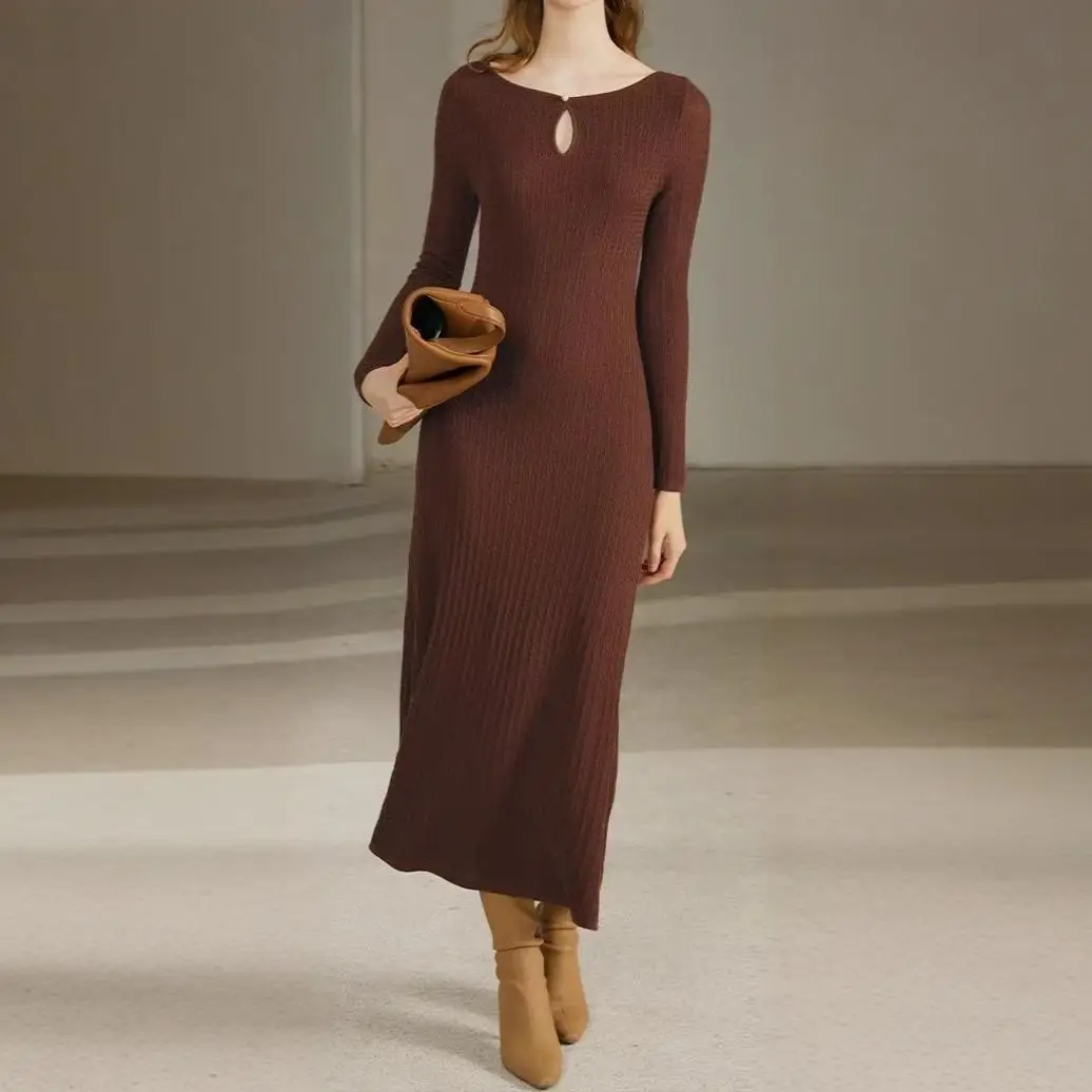 Vestidos femininos vestido mangas primavera jacquard em camadas penas casual all-match detalhando diagonal lanterna manga assimetria sexy