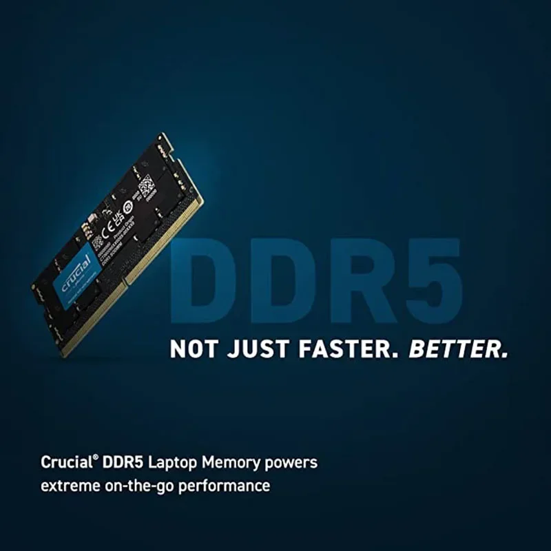 Crucial Laptop Memory DDR5 4800 5600 MT/s MHz 8GB 16GB 32GB RAM 262pin SO-DIMM Memory for LEGION Laptop Notebook Ultrabook