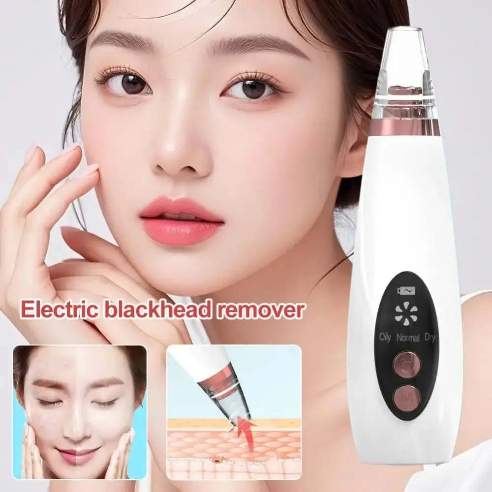 Electric Tool Blackhead Remover Water Cycle Vacuum Suction Pore Cleaner USB Rechargeable Black Point Removal
