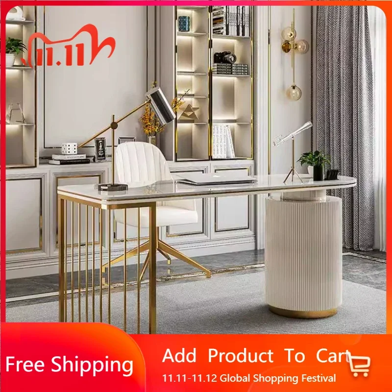 Student Storage Luxury Executive Desk Modern Asthetic Writing Study Computer Desks Aesthetic Mesa De Trabajo Hotel Furniture