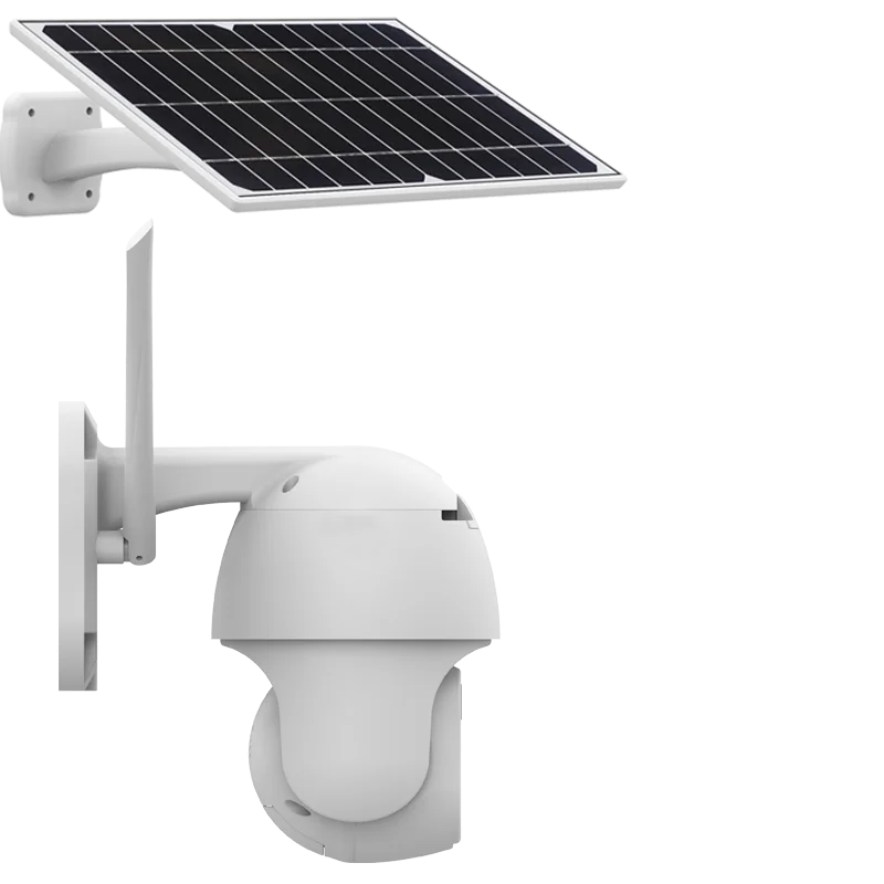 Two-Way Audio WIFI 1080P Solar Powered PTZ Camera Ubox /Tuya Smart H.264+/H.265 2MP IP66