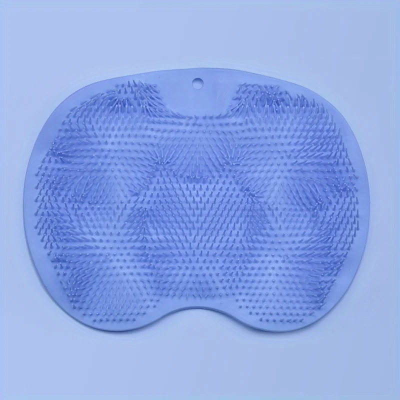 Exfoliating Shower Massage Scraper Bathroom Non-slip Bath Mat Back Massage Brush Silicone Foot Wash Body Cleaning Bathing Tool image 6