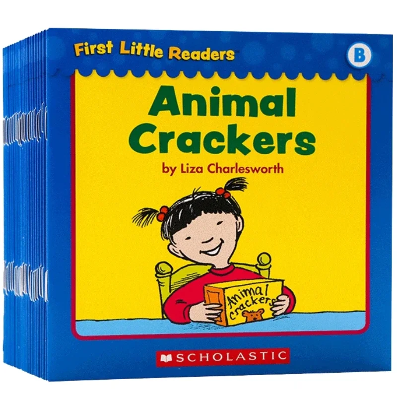 

25 книг/набор, First Little Readers уровня B, детские книги для детей 3, 4, 5, 6, 7, книга для чтения на английском языке, книжки с картинками HJ-028
