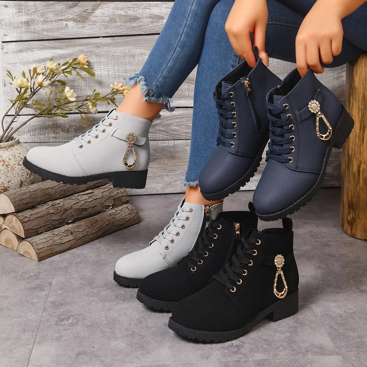 36-43 Plus Size Shoes for Wome - Women'S Fashion Riding Boots review and price