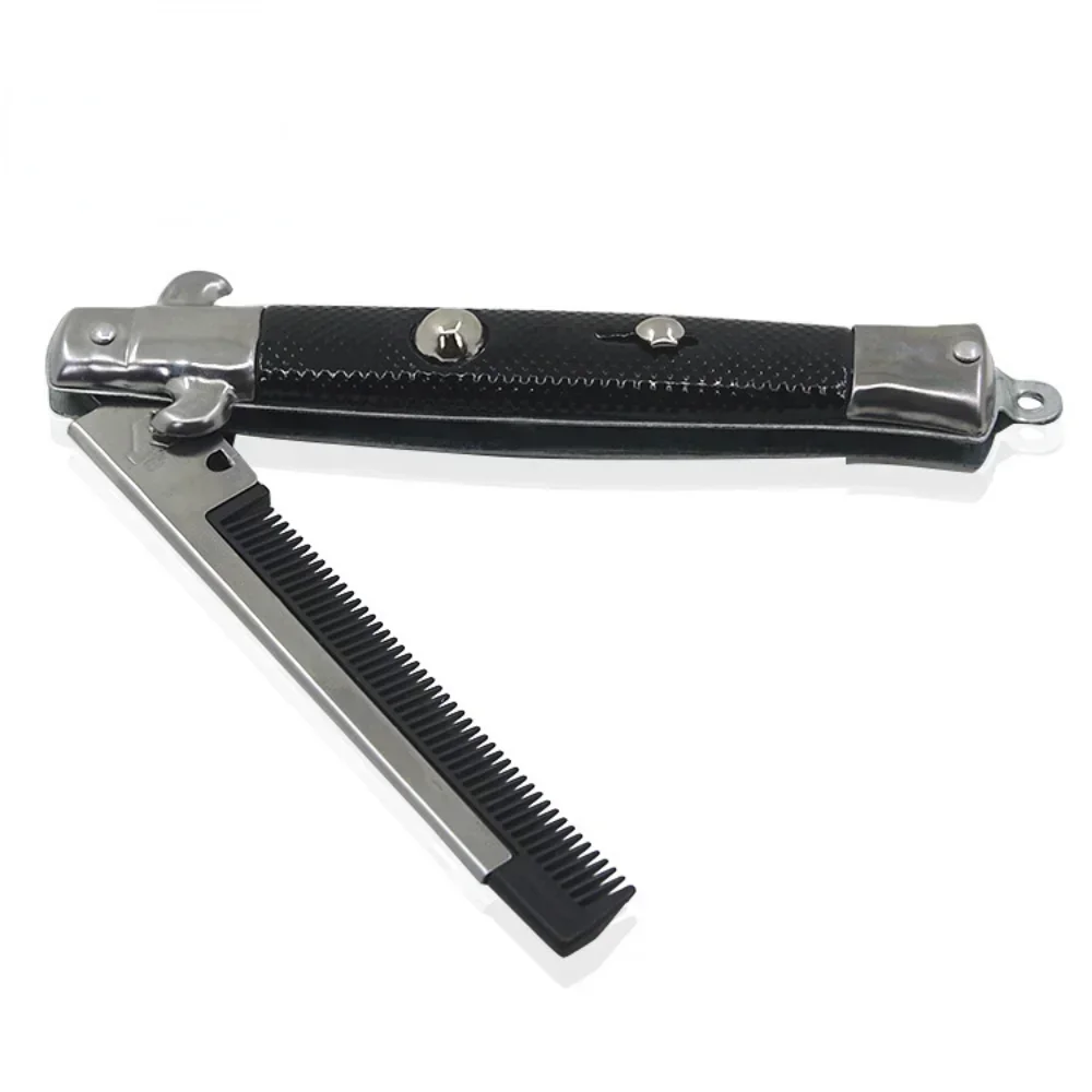 

Folding Spring Comb, Hair Moustache Beard Comb, Handmade Folding Pocket Clip, For Barbershop Pet Modelling, 1Pc, For Mens Womens