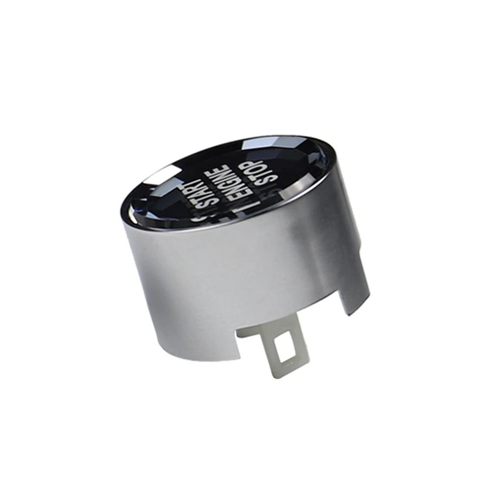 محرك بدء إيقاف غطاء أزرار الكسوة محرك السيارة بدء إيقاف التبديل غطاء أزرار ل F10 F11 G30 G31 F12 F13 F01 F02