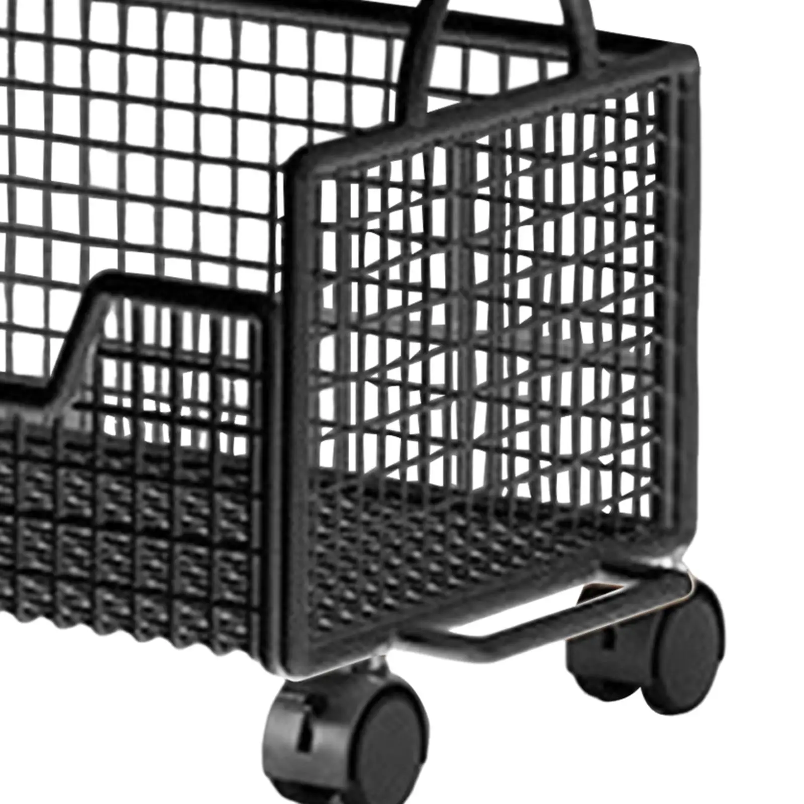 Rolling File Cart Dormitory Mobile File Cart Magazines Movable with Wheels for Home Office Daily Items Books Study Room Crafts