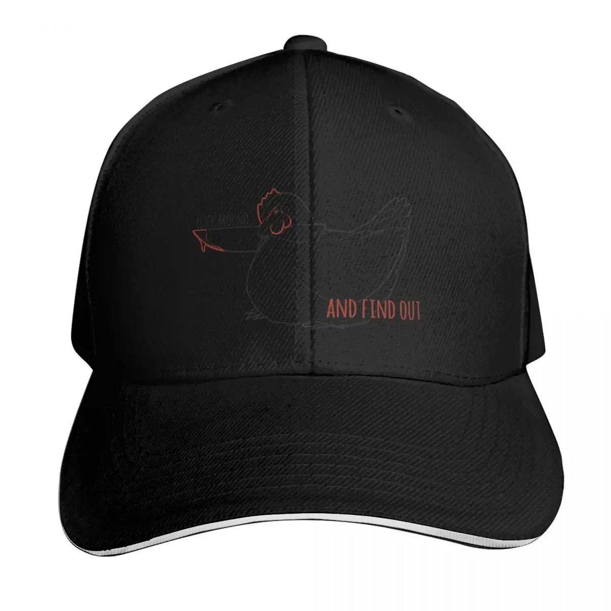 cluck around and find out Baseball Cap Breathable Mesh Back Adjustable Buckle Closure Moisture Wicking Quick Dry