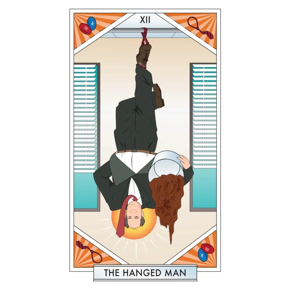 79 Pcs Cards The Unofficial Office Tarot: Gaze Into Your Future with The Scranton Branch 10.3*6cm