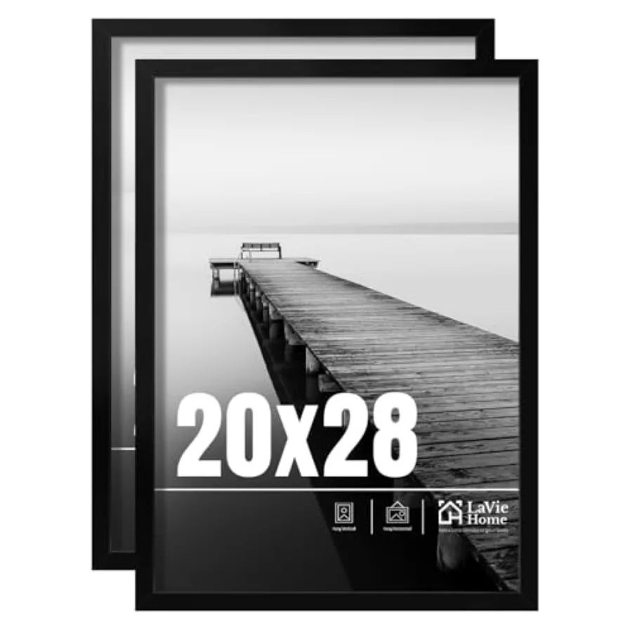 

Рамка для фотографий 20x28, 2 шт., для демонстрации изображений, рамка для постеров 20x28, фоторамка 20x28 с HD-плексигласом, рамка для вертикальной демонстрации.