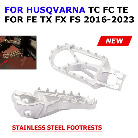 Motorcycle Footrests Foot Peg Rests Front Footrests Pedal For Husqvarna TC FC TE FE TX FX FS 125 250 300 350 450 501 FE300 2022
