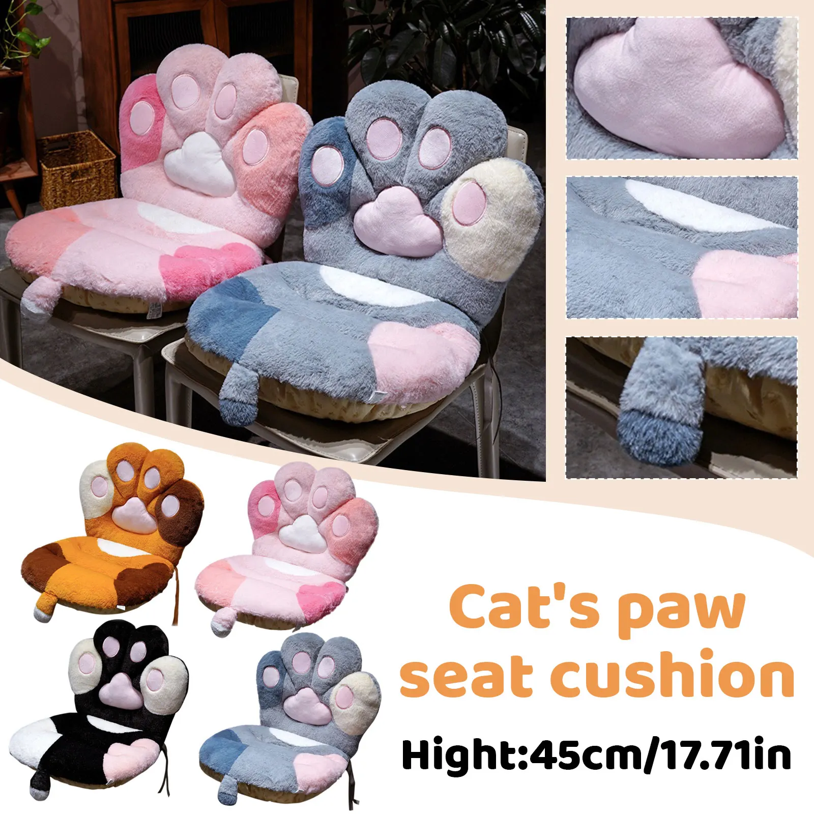 

Cartoon Waist Cushion Pillow Doll - Soft Plush Comfort for Home/Dormitory Sofa, Bed & Posture Support (Cute Design)