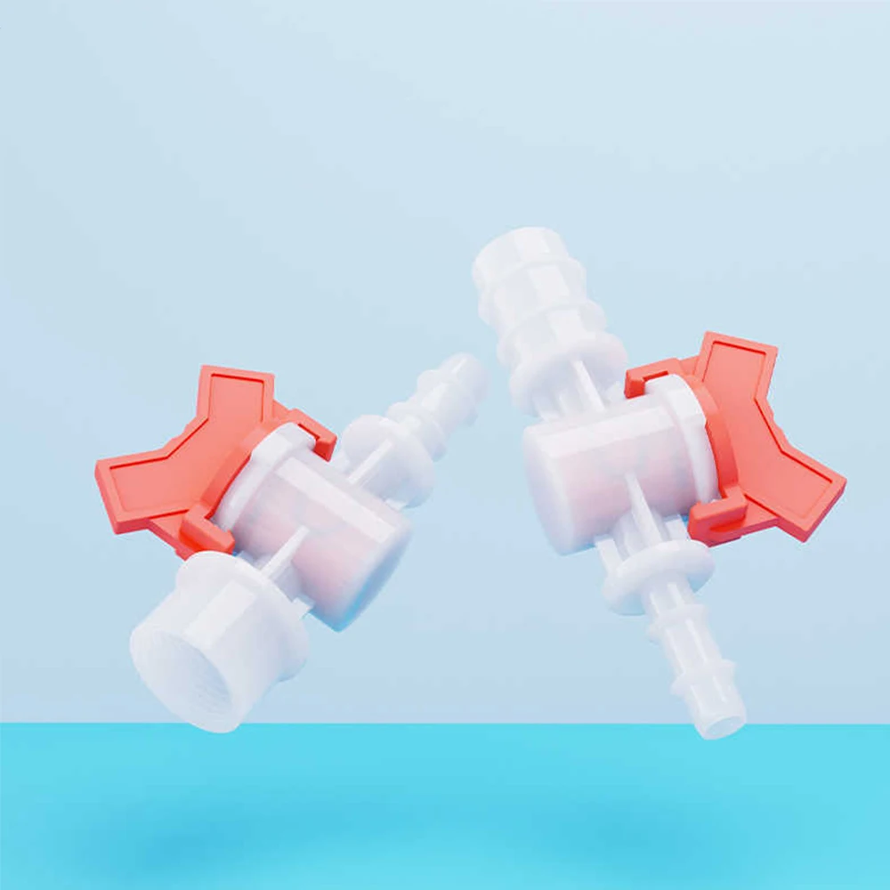 1/2/3/5/10Pcs 4 ~ 25mm Gleichen Durchmesser Kunststoff Ball Ventil Tropf Bewässerung Rohr Schalter Aquarium Luftpumpe Schlauch Anschluss POM Rohr Ventil