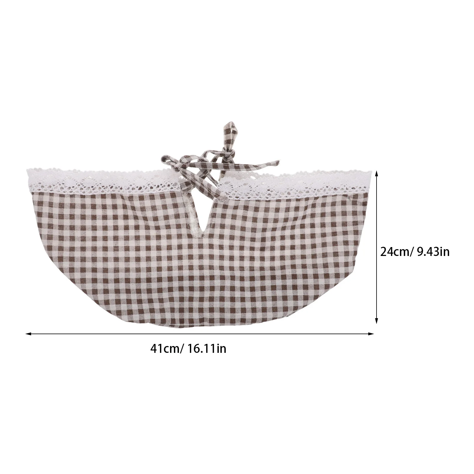 Plaid Picknick Korb Liner Ersatz Spitze Einsatz Tuch Abdeckung Bauernhaus Korb Futter für Wicker Rattan Dekorative Lagerung