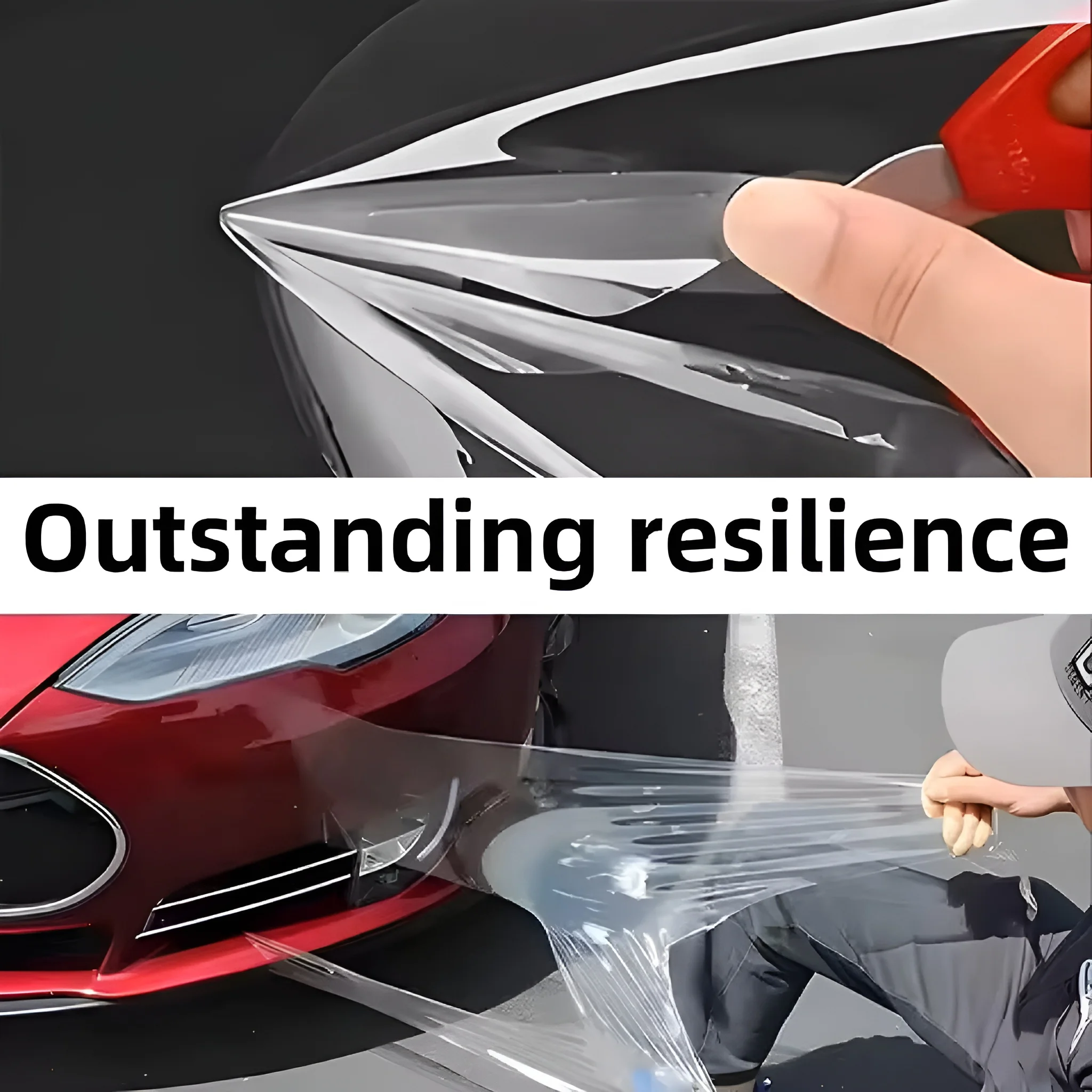 1.52*15M/5*49ft Automotive TPH PPF Car Paint Protection Film Glossy Stretch Auto Body Cover Film Warranty 2-5 years