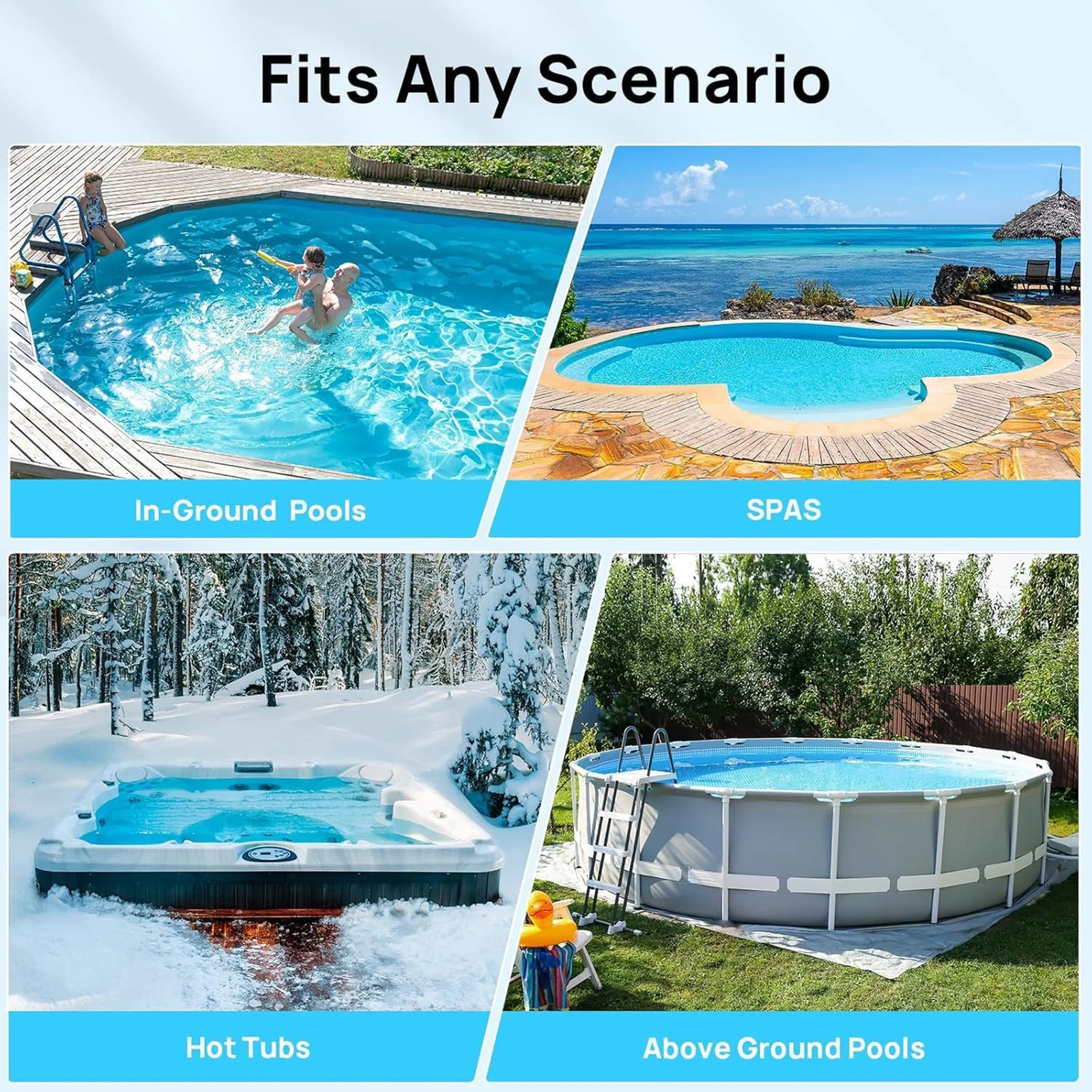 Handheld Pool Vacuum Cordless Electric Spa Cleaner With Telescopic Pole 1.5H Charge Water Pump For Hot Tubs Above Ground Pools image 7
