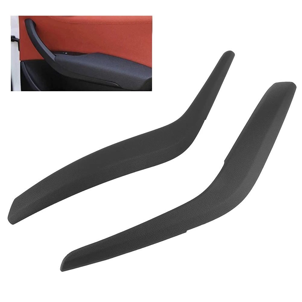 Black Interior Door Panel Handle Pull Trim 51412991775 Fit for X1 E84 2010‑2016