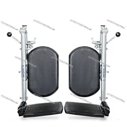 1 pair Wheelchair accessories, full leg foot support pedal accessories, straight lleg protection foot rest