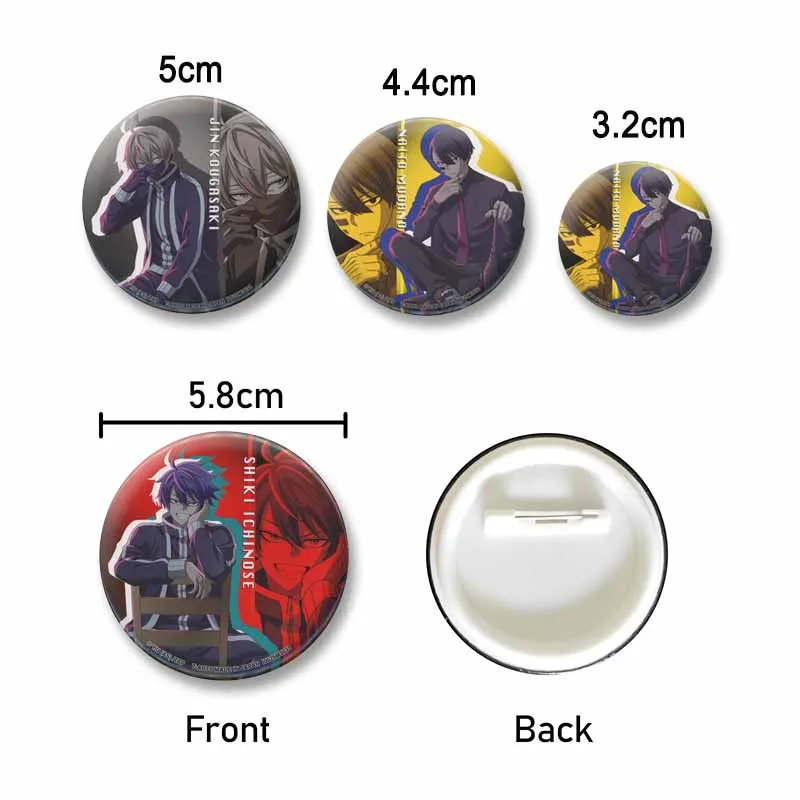 أنيمي لعبة Tougen Anki دبابيس على حقيبة الملابس والاكسسوارات الكرتون Homare Byobugaura Shiki التلبيب دبابيس مجوهرات شارة هدايا عيد الميلاد #3