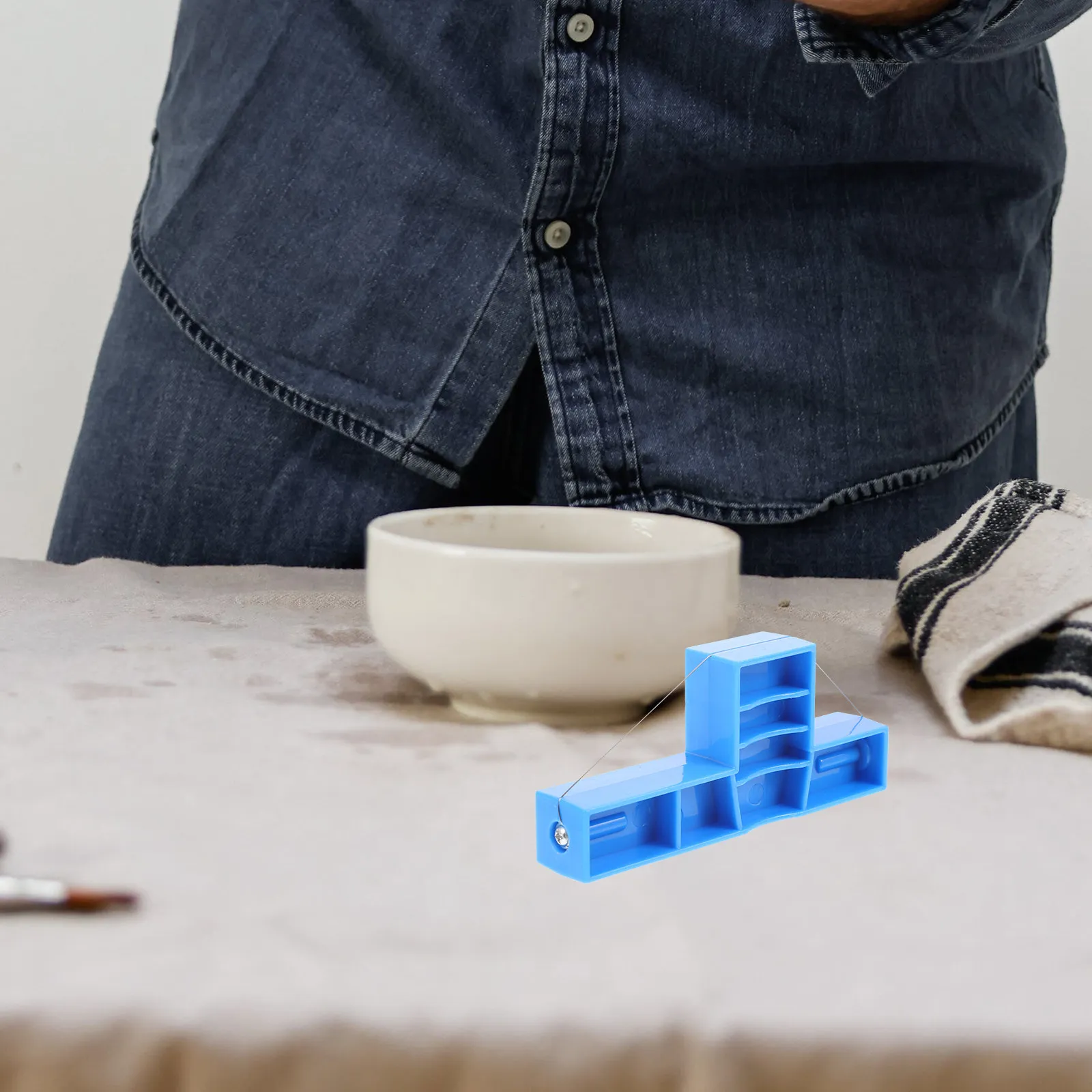 

Усиленный угловой кусачки для проволоки и глины для точной обрезки наклонных пластиковых досок для керамического искусства и рукоделия