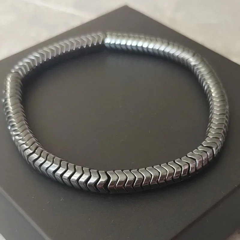 Men\'s Women\'s Extra Strength Black & COPPER Magnetic Hematite bracelet
