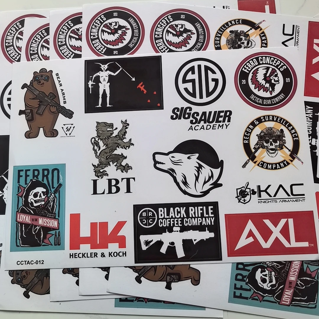 FERRO FOG Tactical Equipment Sticker Computer decoration tags