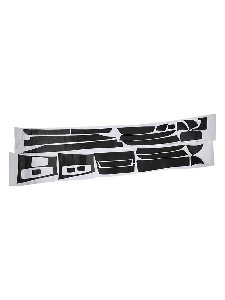 Car 1 Set Sticker For For BMW E70 2007-2013 3D Carbon Fiber Pattern Interior DIY Trim Decals Black Decorative Car Accessories
