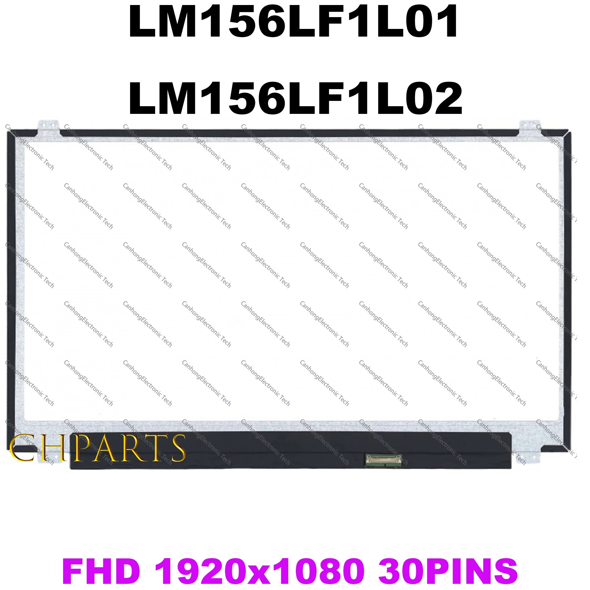 15.6 inch IPS FHD 1920x1080 LCD Screen Display Replacement Panel LM156LF1L01 LM156LF1L02  LM156LF1L03 30PINS 60hz  45% NTSC