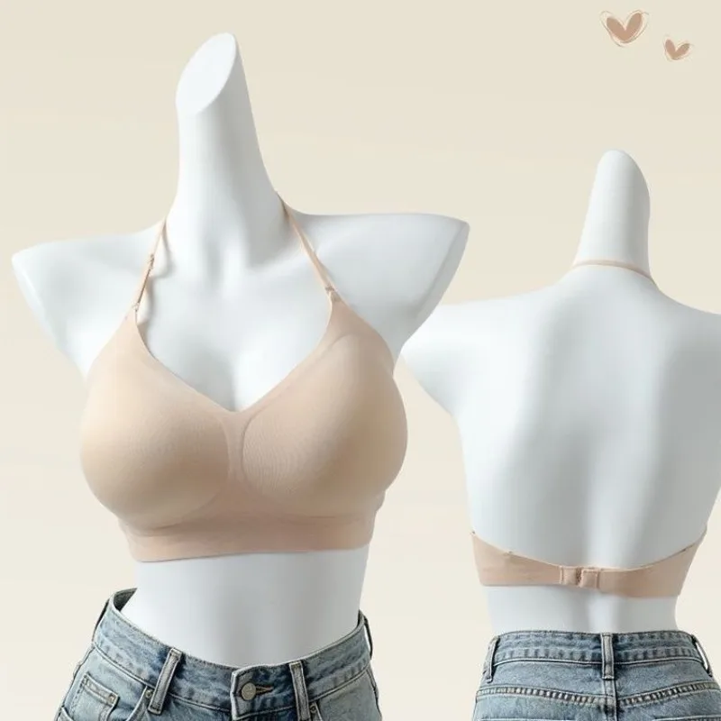Best 12cm Lift Invisible Push Up Bra Backless Strapless Self Adhesive Silicone Seamless Thick Padding Nude Beige Women Lingerie view 3