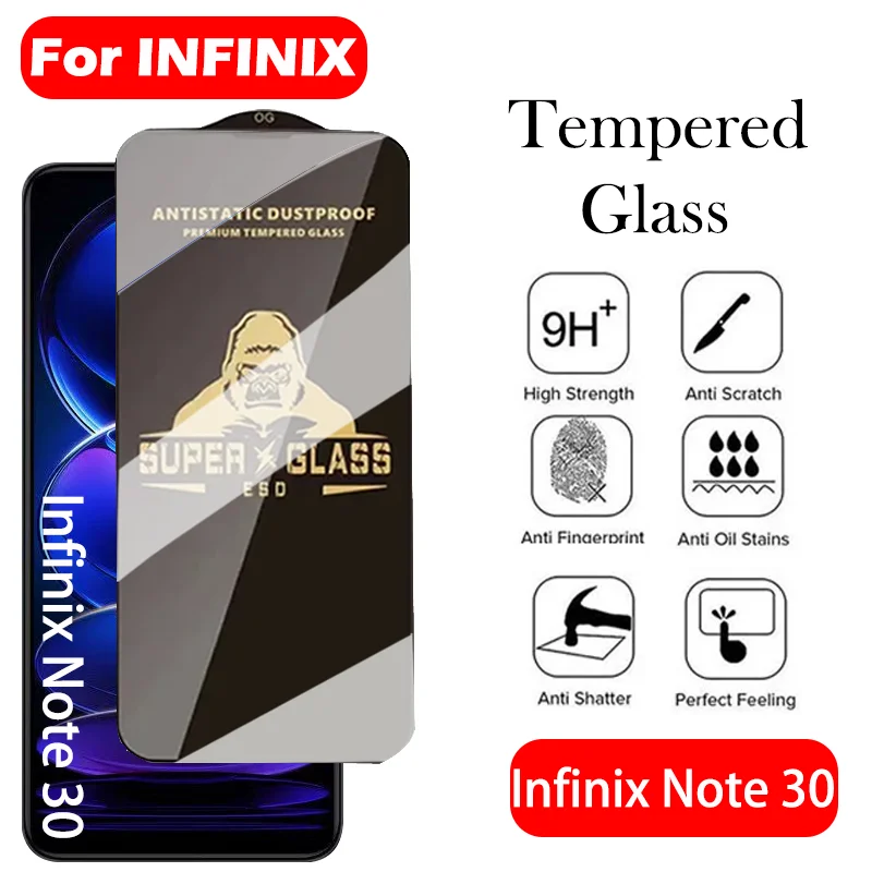 KingKong Gorilla Tempered Glass For infinix Note 30 Pro Screen Protector for INFINIX Note 30 5g