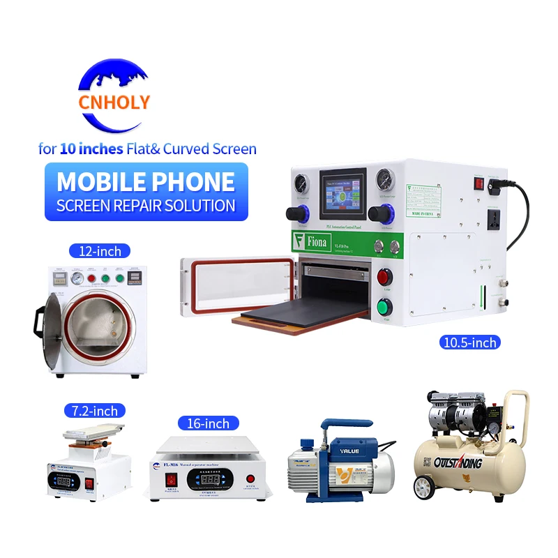 HL-S3 Full 5-piece Set Vacuum Laminating Machine Digital Tablet Lcd Screen Repair Machine