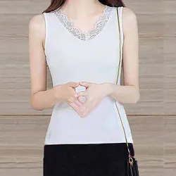 Women's vests summer top tank tops size V-neck lace camisole women's outer wear sexy slim fit skin-friendly base camisoles vest