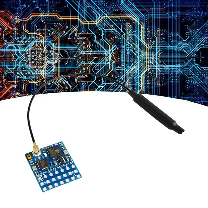 For MATEK ELRS-R24-P6 ELRS 2.4Ghz Receiver With Antenna Connector Support 2-8S Vbat Voltage Sense For RC FPV Drone