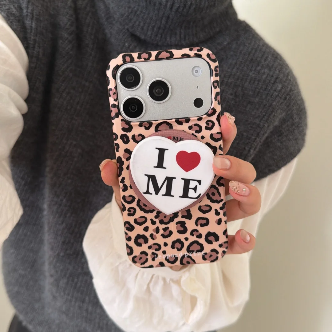 

Leopard Print skin pattern Phone Case For iPhone 17 16 15 14 Pro Max Plus Matte Magsafe Magnetic Wireless Charge Cover