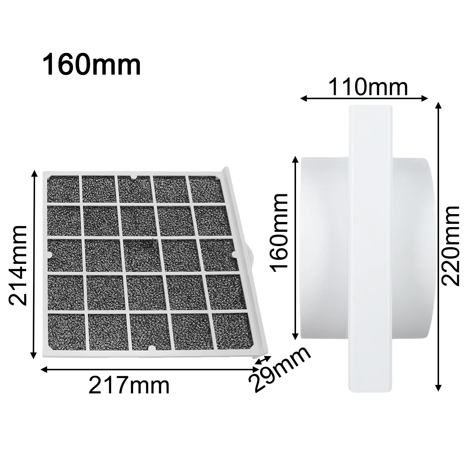 Air Quality Improvement 110mm Sponge Net Filter Cost-effective Solution Customizable Diameter Easy Maintenance