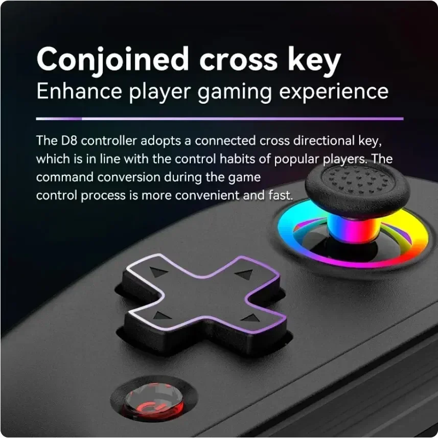 

Turbo 6-axis Gyro Vibration Wireles Bluetooth 5.2 for Android IOS PS3 PS4 Switch IPad D8 Telescopic Gamepad Controller Joystick