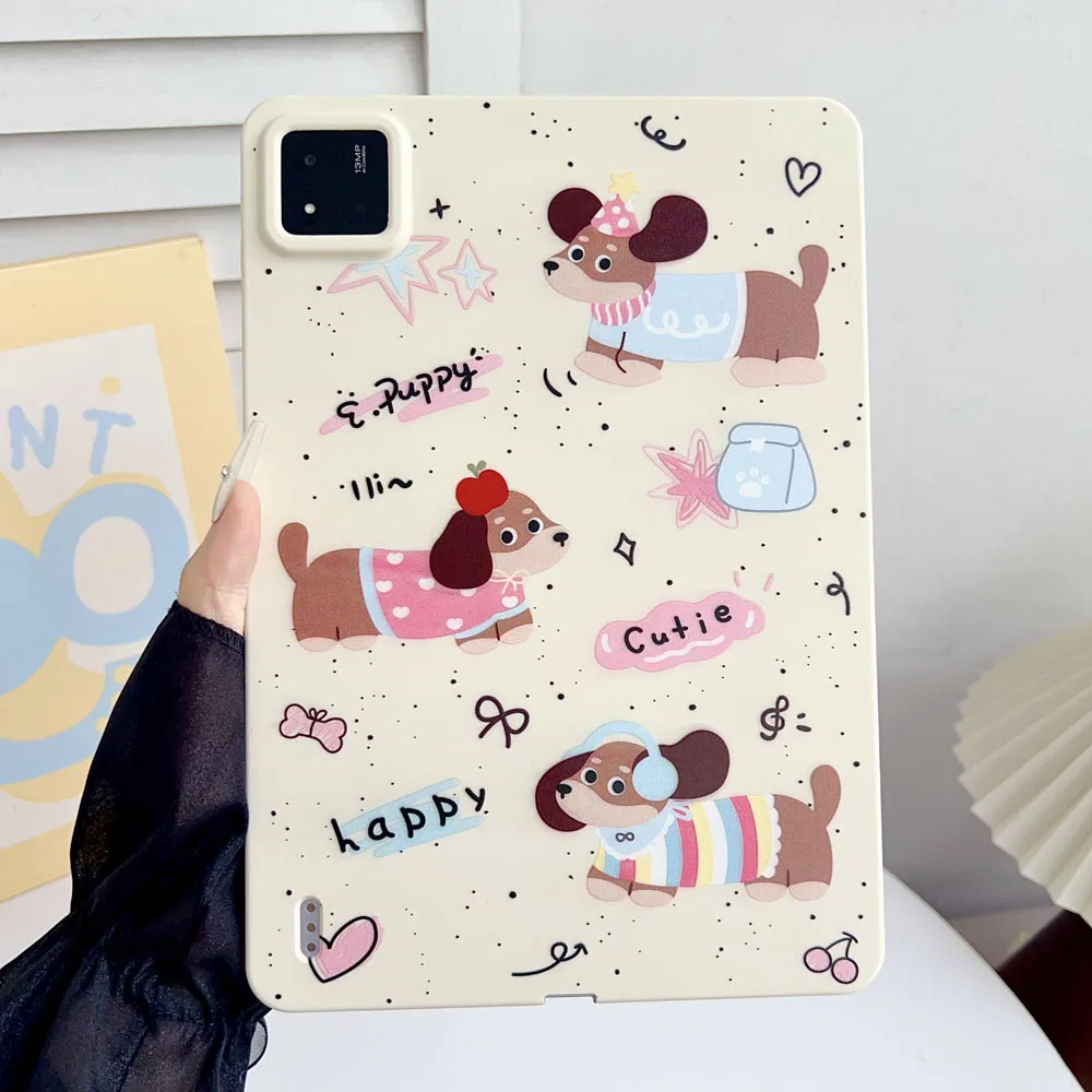 Voor Xiaomi Redmi Pad 2 2025, Kleurrijke Cartoon Gedrukt Zachte TPU Cover Case Schokbestendige Beschermhoes voor Mi Pad SE 11